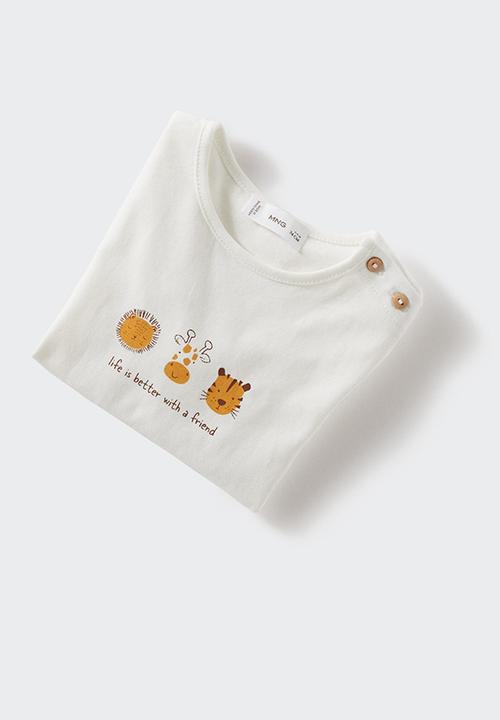 MANGO - T-shirt better - natural 
