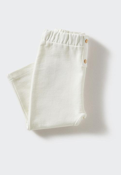 MANGO - Trousers espin - natural