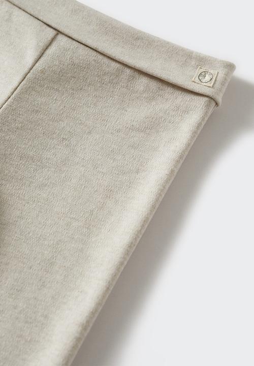 MANGO - Trousers polaina3 - light brown