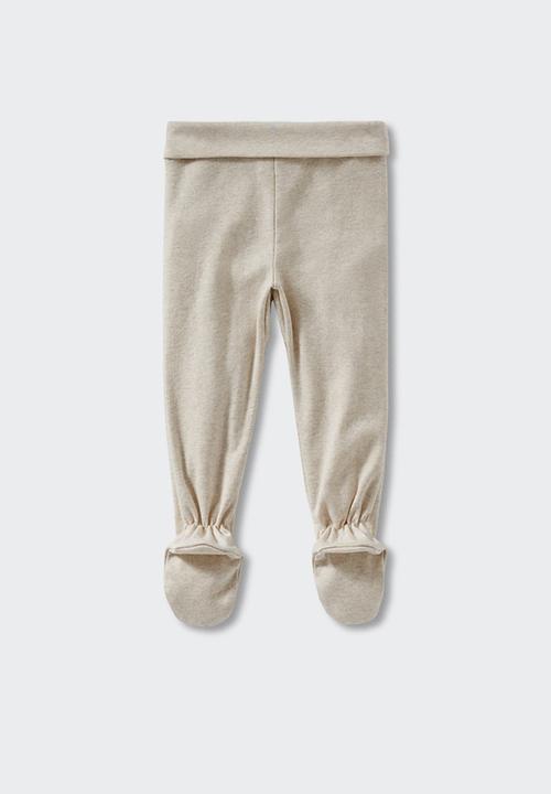 MANGO - Trousers polaina3 - light brown