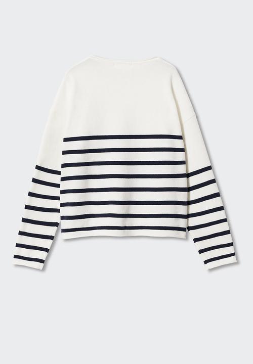 MANGO - Sweater jin - beige