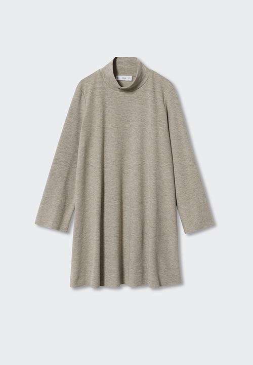 MANGO - Dress emma - brown