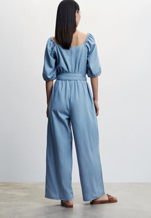 MANGO - One-piece suit ten-h- mid blue