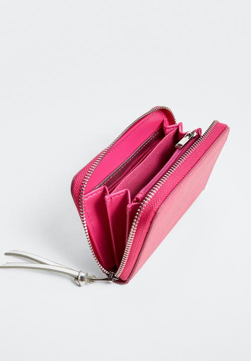 MANGO - Logo wallet - fuchsia