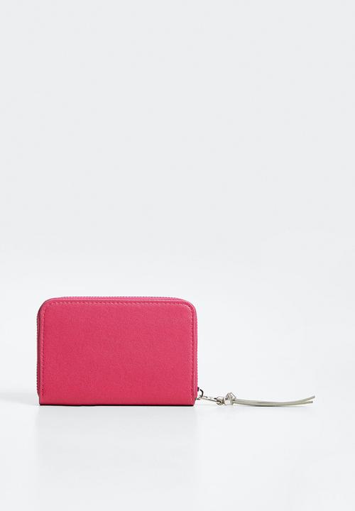 MANGO - Logo wallet - fuchsia