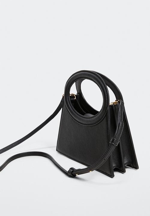 MANGO - Geometric bag - black