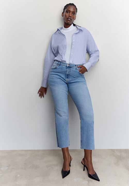 MANGO - Plus jeans sienna - mid blue