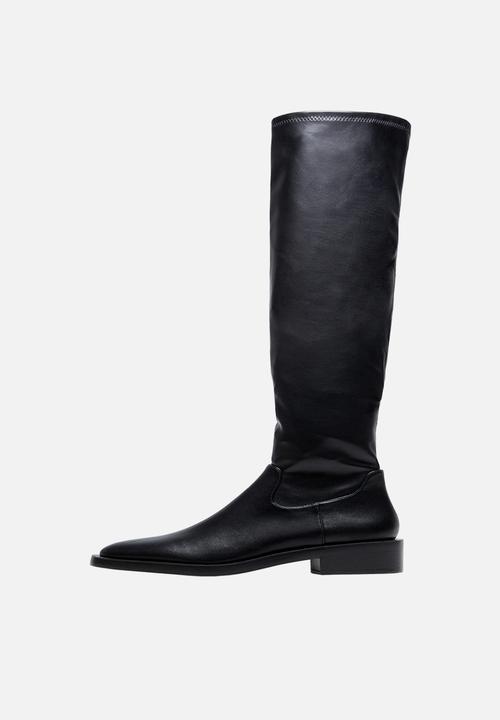 MANGO - Mood over the knee boot - black