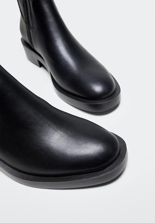MANGO - Mood over the knee boot - black