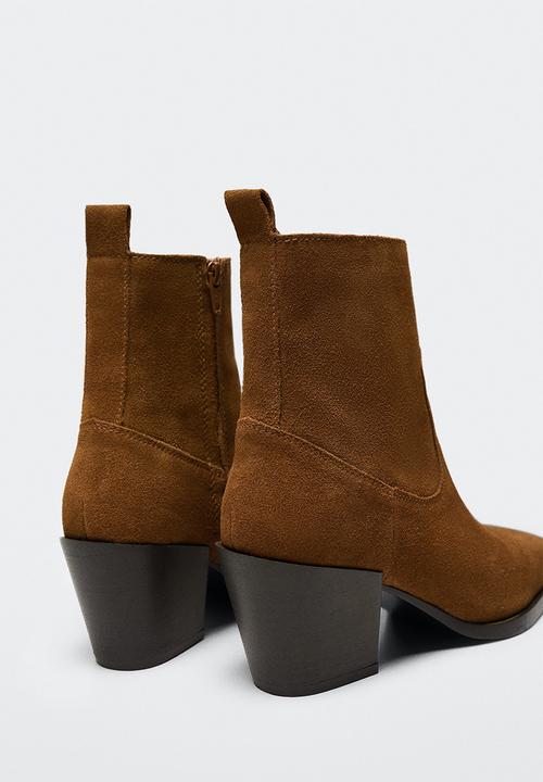 MANGO - Virgil ankle boot - medium brown