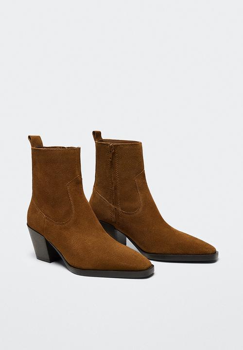 MANGO - Virgil ankle boot - medium brown