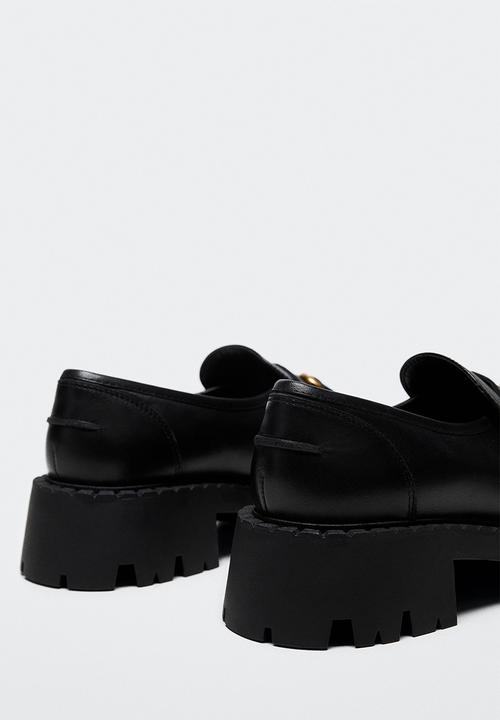 MANGO - Moc loafer - black