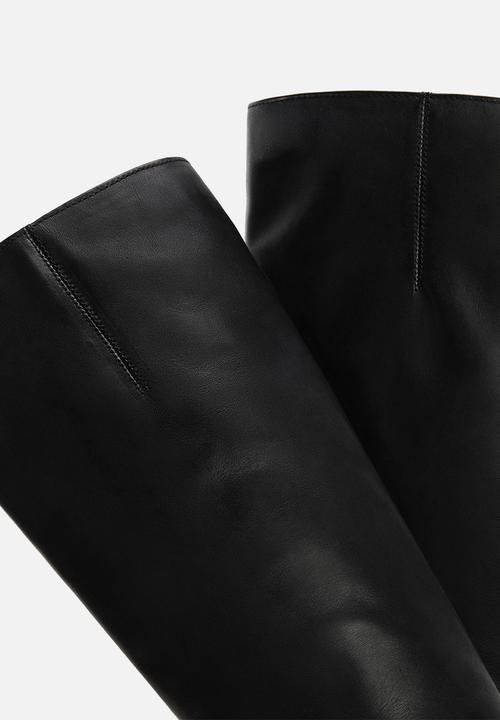 MANGO - Blan knee length boot - black