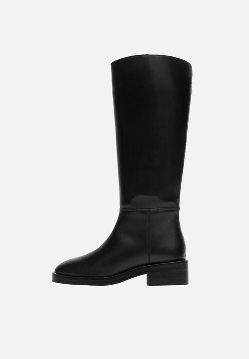 MANGO - Rider knee high boot - black