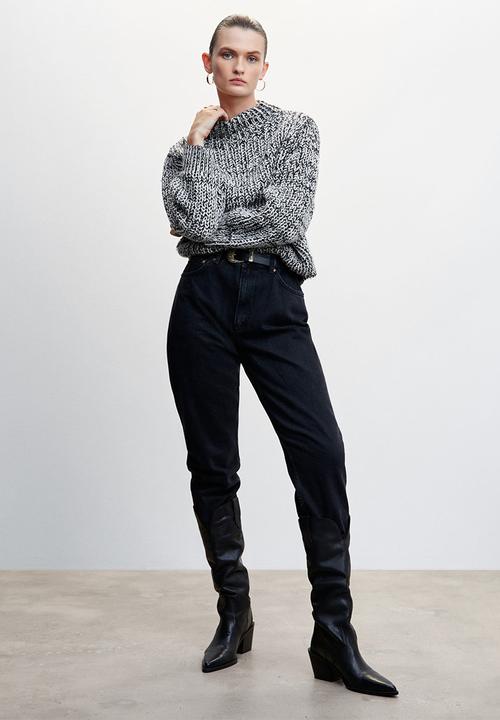MANGO - Sweater candy - black