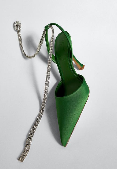 MANGO - Trashy court heel - green