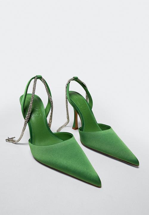 MANGO - Trashy court heel - green