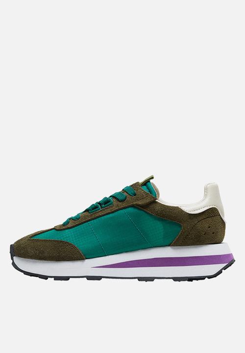 MANGO - Layer sport shoe - green