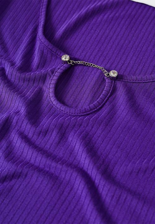 MANGO - T-shirt joya - purple