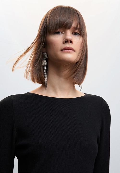 MANGO - Sweater peggy - black