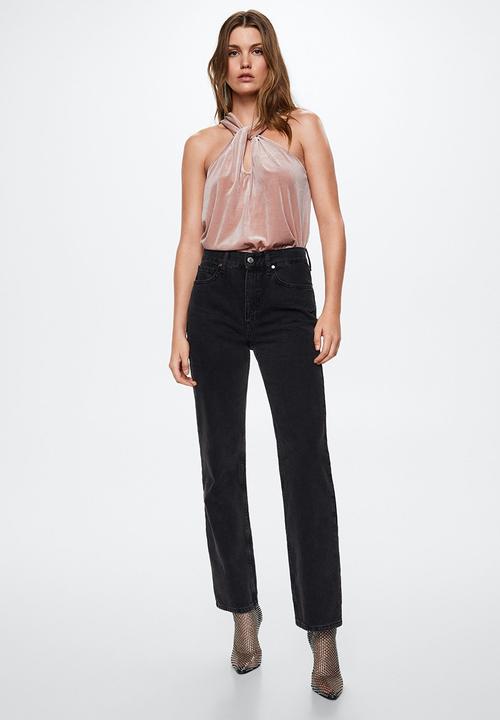MANGO - Top xknot - light pastel