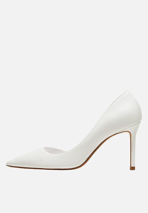 MANGO - Audrey4 court heel - white