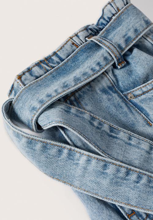 MANGO - Short ares - open blue