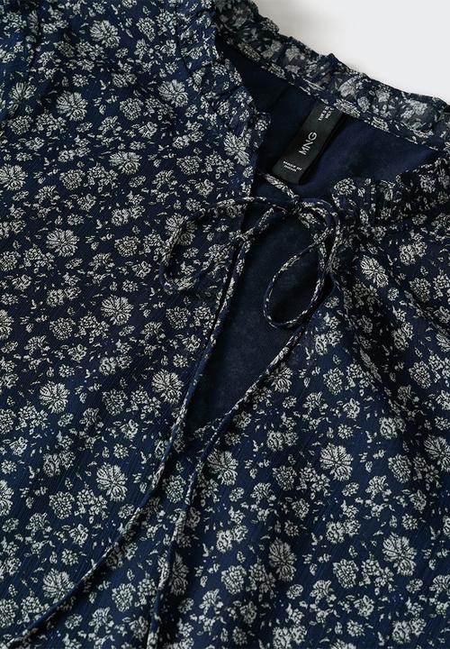 MANGO - Dress rita - medium blue
