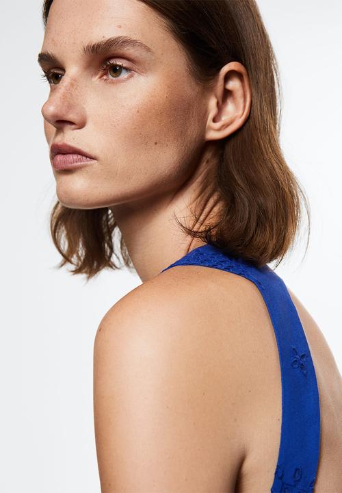 MANGO - Dress elise-w - mid blue