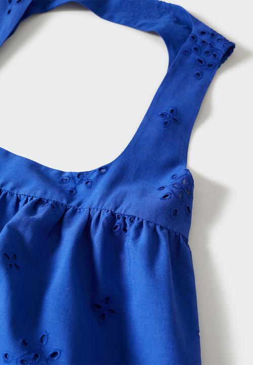 MANGO - Dress elise-w - mid blue