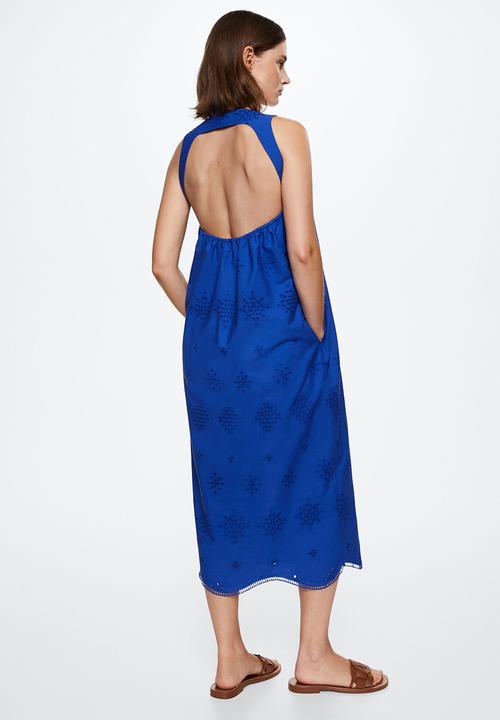 MANGO - Dress elise-w - mid blue