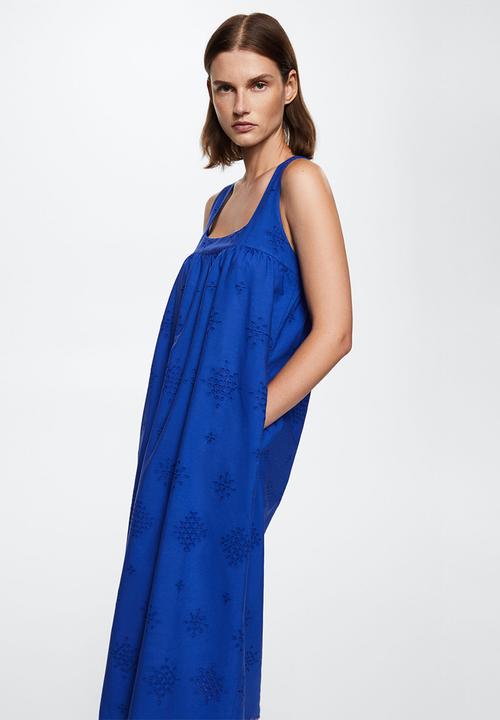 MANGO - Dress elise-w - mid blue