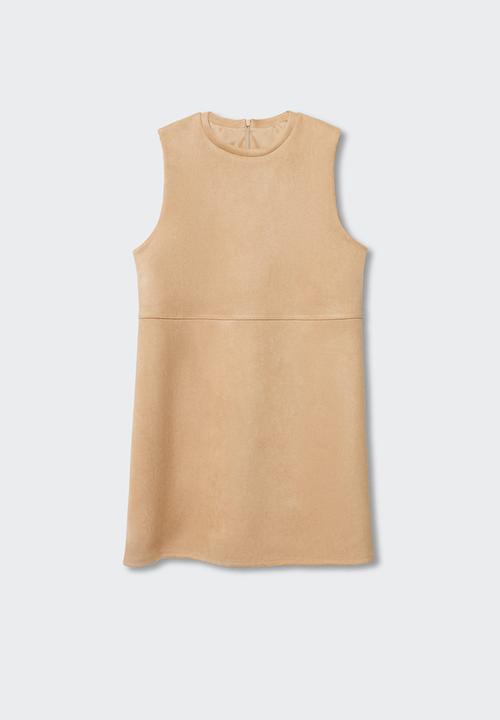 MANGO - Dress elina - light beige
