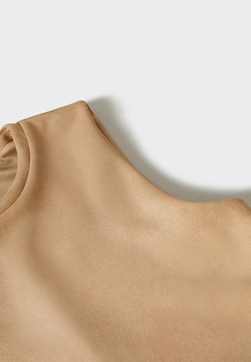 MANGO - Dress elina - light beige