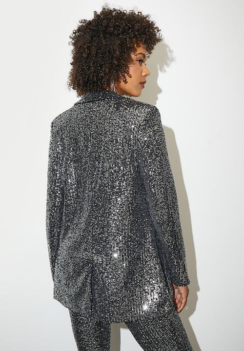Superbalist - Sequin blazer - black