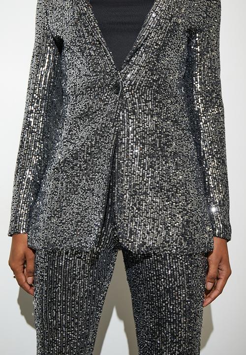 Superbalist - Sequin blazer - black