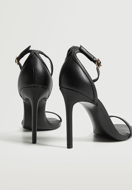 MANGO - Aussie barely there stiletto - black