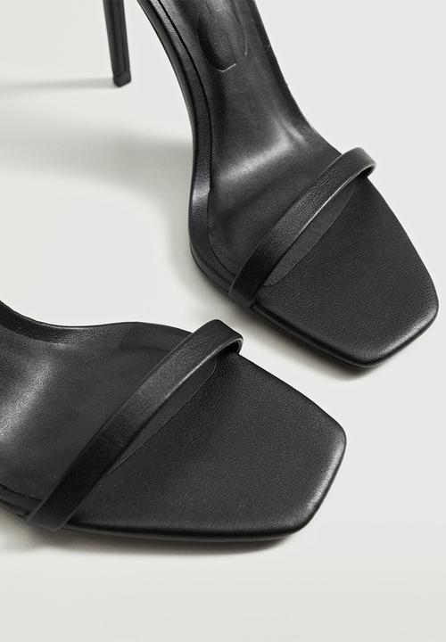 MANGO - Aussie barely there stiletto - black