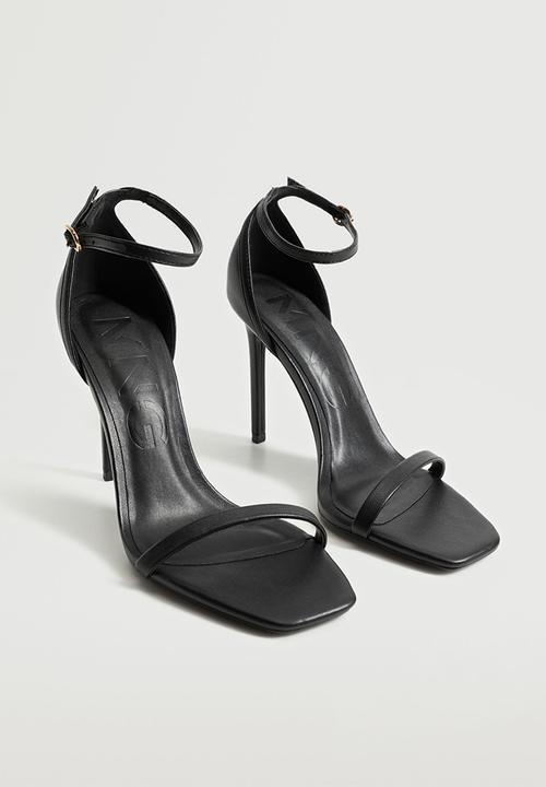 MANGO - Aussie barely there stiletto - black