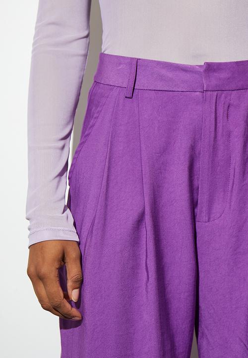 Superbalist - Co-ord wide leg - purple