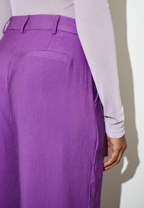 Superbalist - Co-ord wide leg - purple