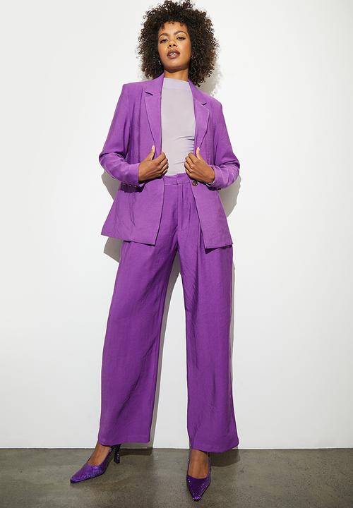 Superbalist - Co-ord wide leg - purple