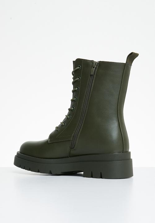 Madison® - Kiki lace-up boot - khaki