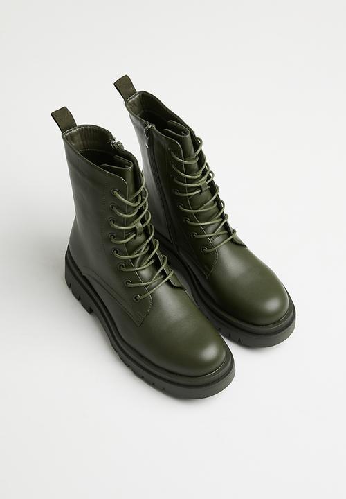 Madison® - Kiki lace-up boot - khaki