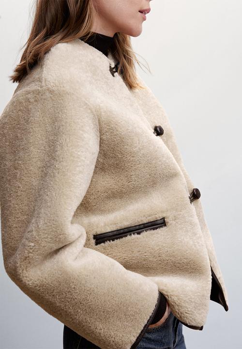 MANGO - Jacket bethoven - light beige