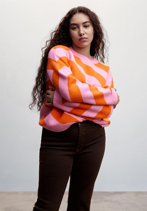MANGO - Plus sweater padel - pink