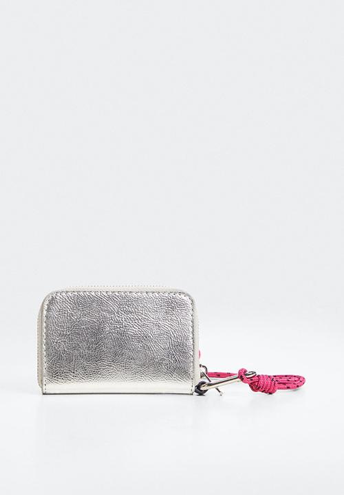 MANGO - Mini rope purse - silver
