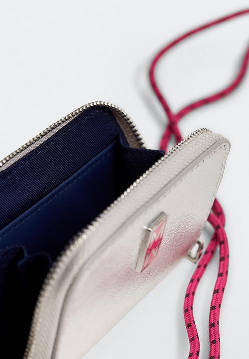 MANGO - Mini rope purse - silver