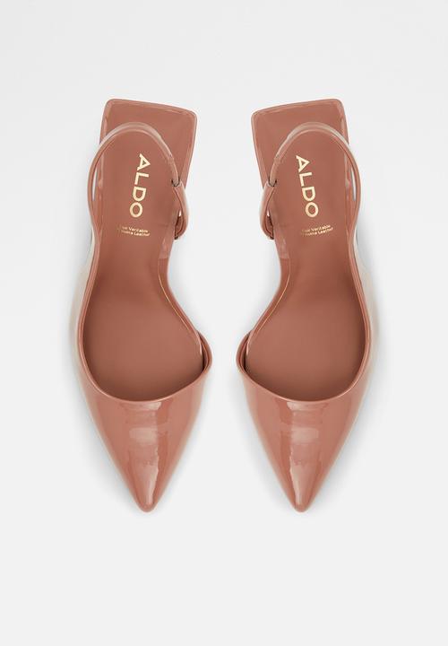 ALDO - Tirarith leather court heel - rust