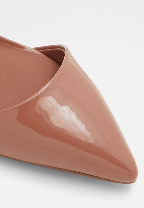ALDO - Tirarith leather court heel - rust